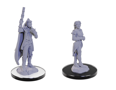 Critical Role Unpainted Miniatures: Percival & Cassandra de Rolo