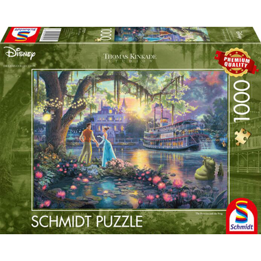 Disney Dreams De prinses en de kikker, 1000 stukjes - Puzzel