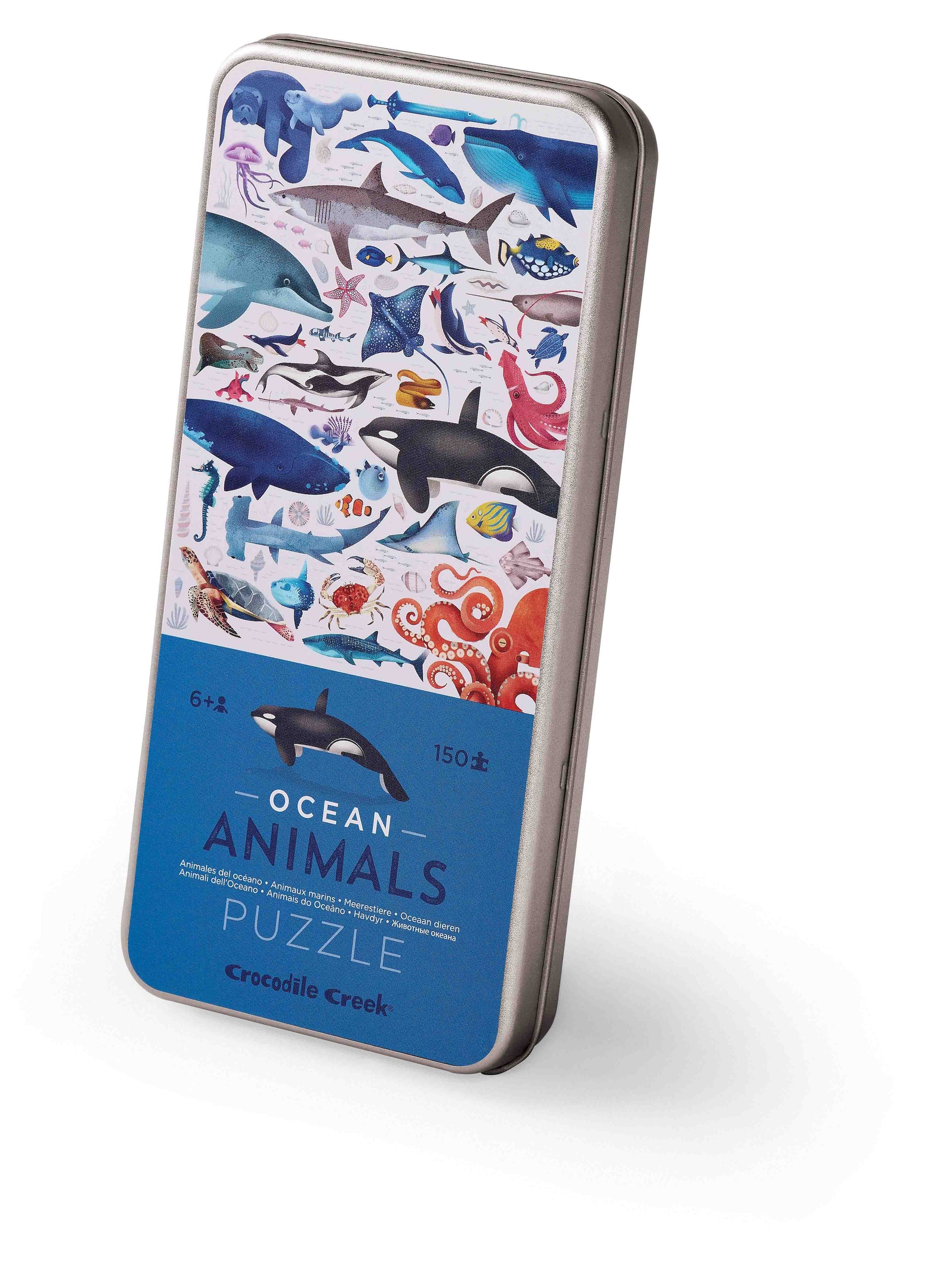 Piece Tin Puzzle/Ocean Animals (150)