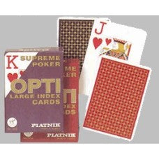 Poker Speelkaarten OPTI grote index