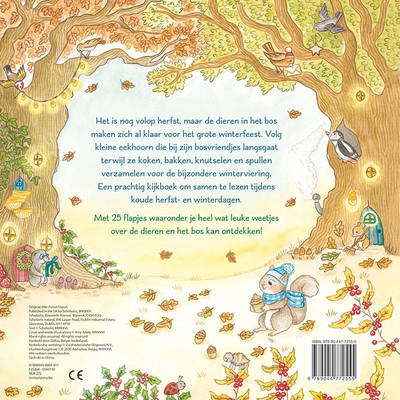 Feest in het bos - Een sfeervol boek met flapjes