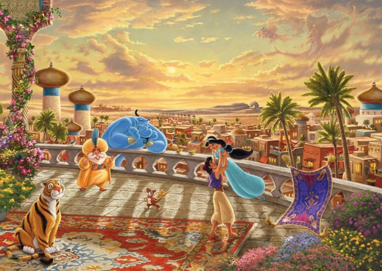 Disney, Jasmine dancing in the desert (1000)