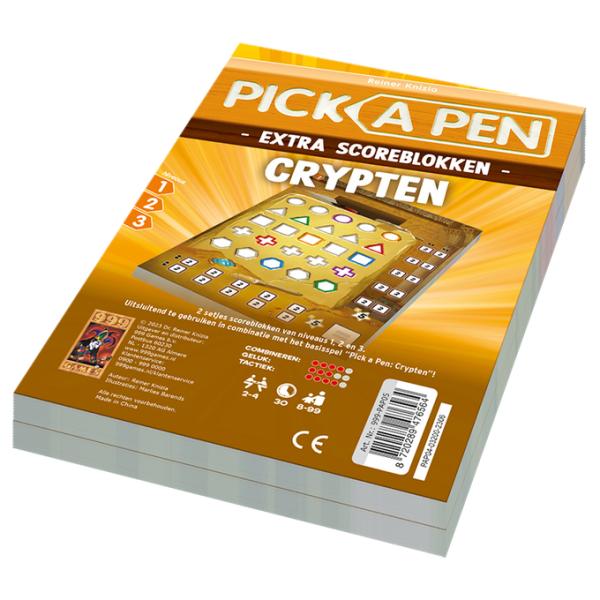Pick a Pen Crypten Scoreblokken