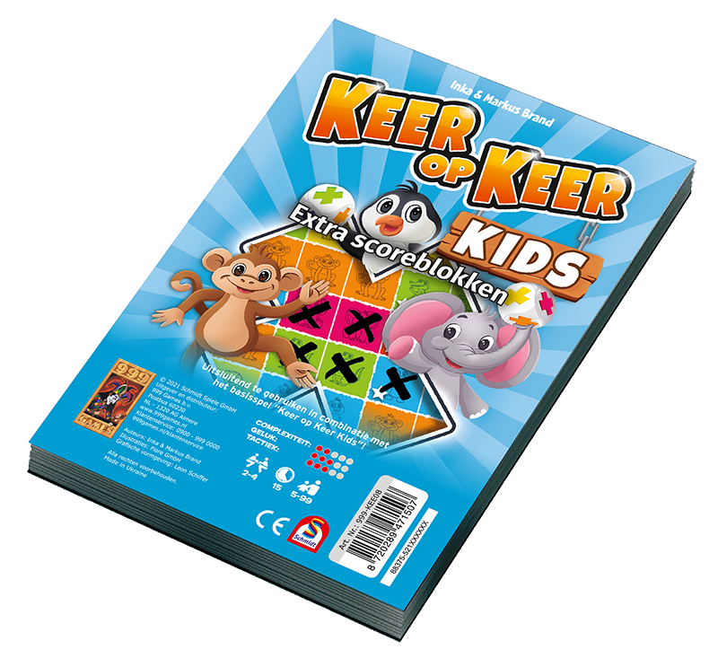 Scoreblokken Keer op Keer Kids, Twee Stuks