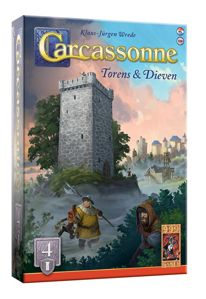 Carcassonne: Torens & Dieven Uitbreiding - Bordspel