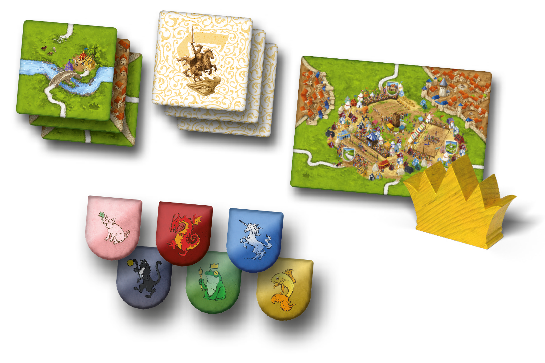 Carcassonne: Toernooien en Emblemen uitbreiding