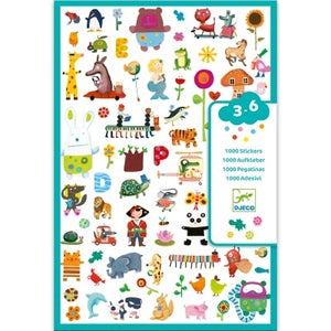 1000 stickers voor de kleintjes