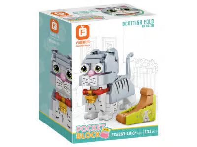 Build&Fun Music Pets Scottish Fold