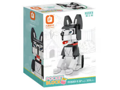 Build&Fun Music Pets Husky