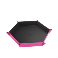 Magnetic Dice Tray Hexagonal Black/Pink