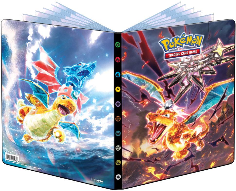 9-Pocket Portfolio: Obsidian Flames