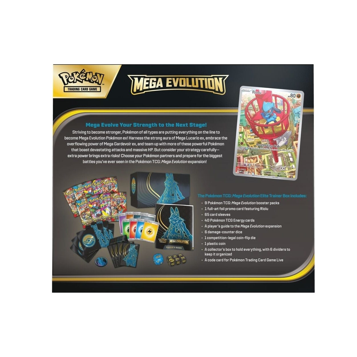 Mega Evolutions Elite trainer box