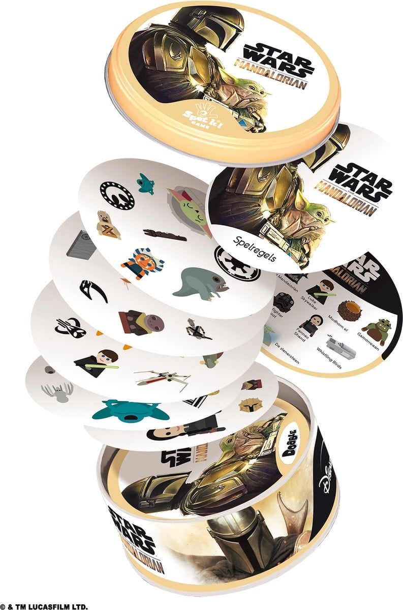 Dobble Star Wars the Mandalorian NL