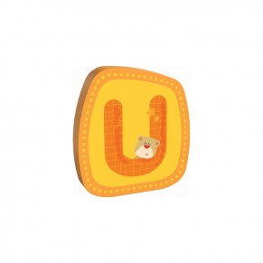Houten Letter - U