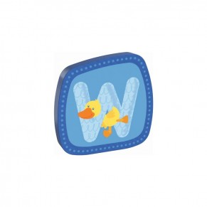 Houten Letter - W
