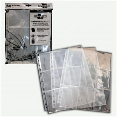 Blackfire 9-Pocket Pages Clear Top Loading (50 pcs)