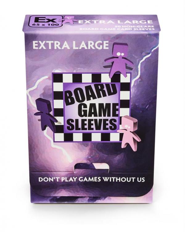 Board Game Sleeves - Non-Glare - Extra Large (65x100 mm) - 50 pcs