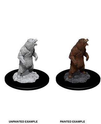 Wizkids Deep Cuts Unpainted Miniatures - Grizzly