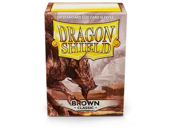 Dragon Shield 100 Brown Sleeves
