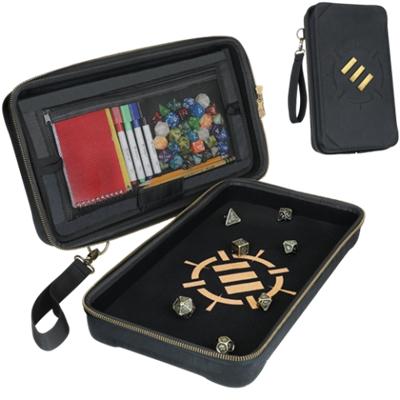 Enhance Tabletop RPGS Community Dice Organizer Case & XL Rolling Tray