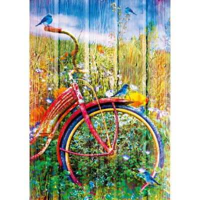 Bluebirds on a Bicycle Puzzle