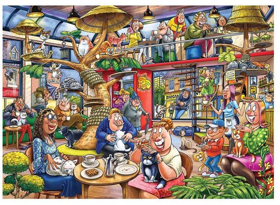 Wasgij Mystery 28 - Kat-en-Muisspel! - 1000 Stukjes puzzel