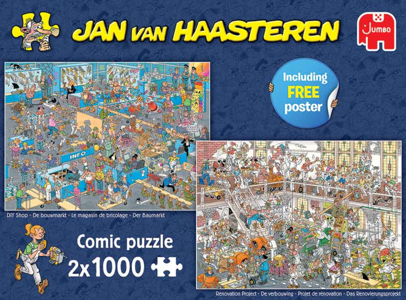 De Verbouwing & Doe-Het-Zelfwinkel - Jan van Haasteren (2×1000)