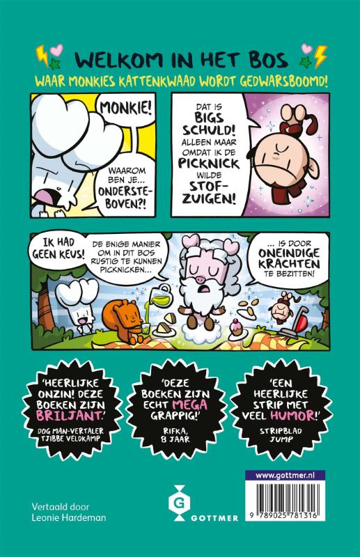 Bunnie vs Monkie en de buitengewone Big