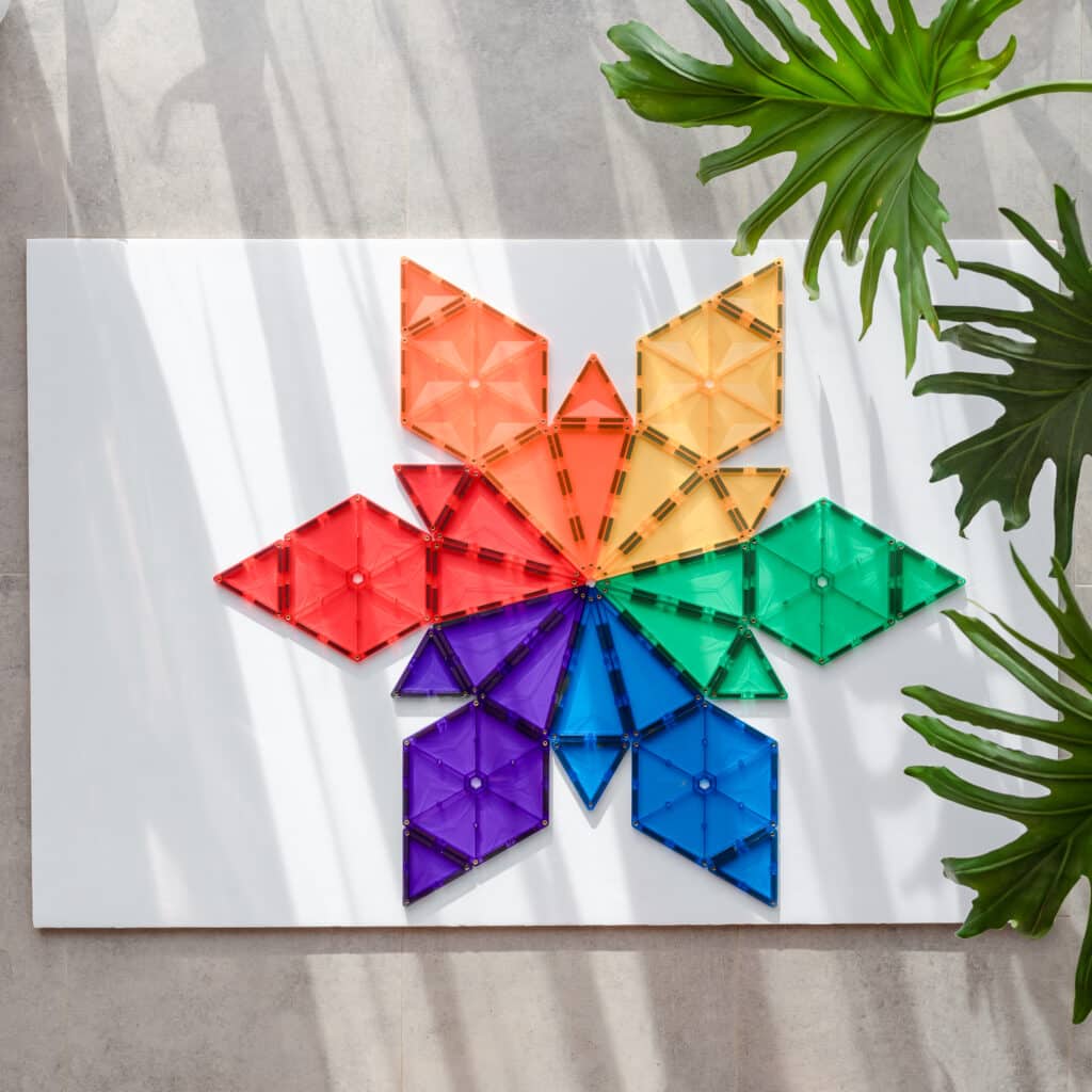 Connetix Rainbow Geometry Pack – 30-delig