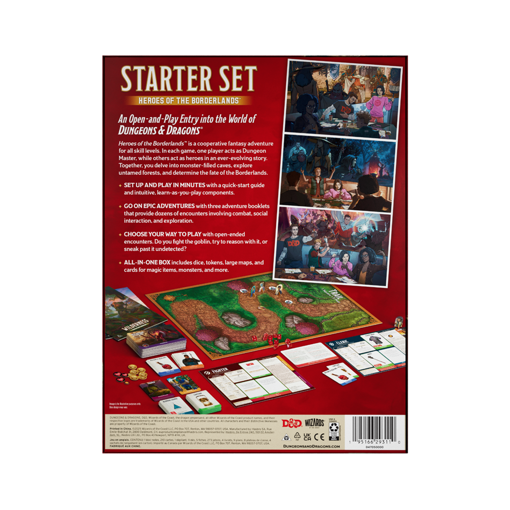 D&D Starter Set: Heroes of the Borderlands (release 16 september)