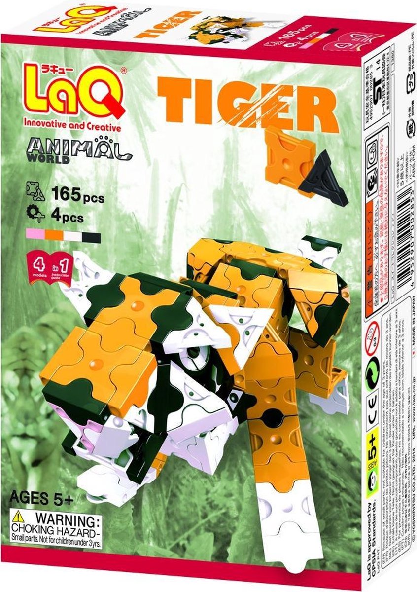LaQ Animal World Tiger (onbekend aantal stukjes)