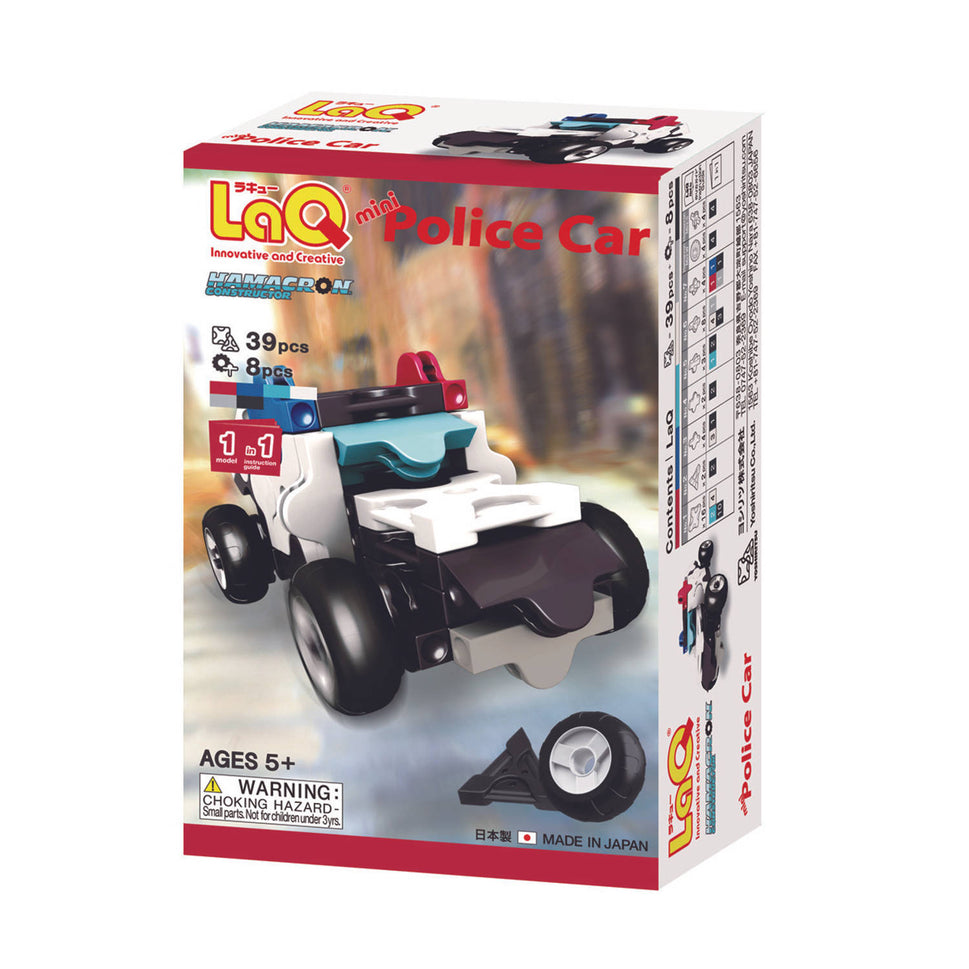 LaQ Hamacron Constructor Mini Police Car (39-delig)