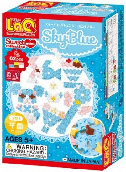 LaQ Sweet Collection Mini Sky Blue (62-delig)