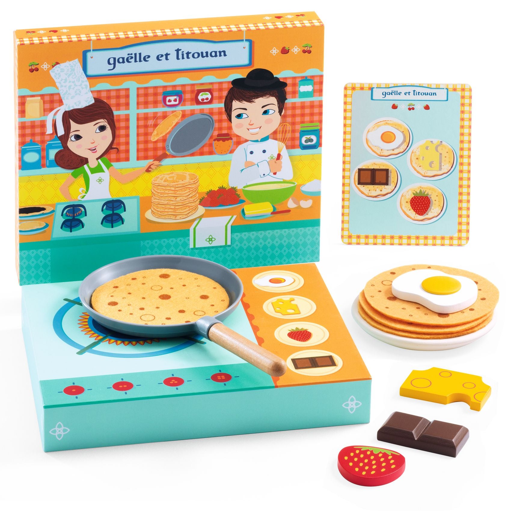 Gaëlle en Titouan - Maak Pannekoeken met een Menu