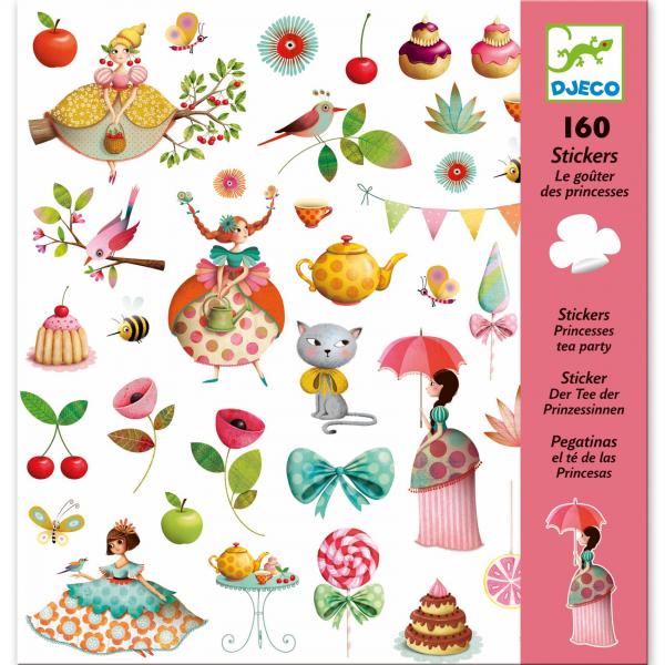 Stickers - Thee Drinken met Prinsessen