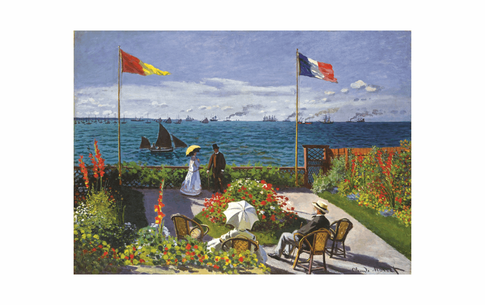 Garden at Sainte-Adresse Jigsaw puzzle