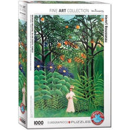 Woman in an Exotic Forest - Henri Rousseau (1000)