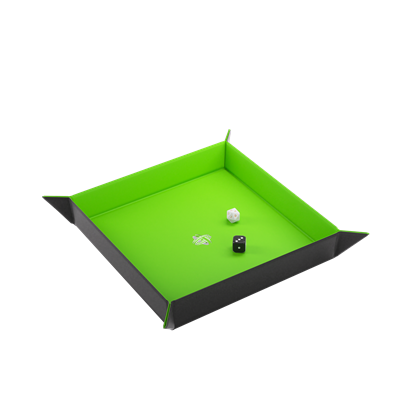 Magnetic Dice Tray Square Black/Green