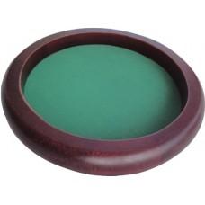 Dobbelpiste bruin hout 35 cm