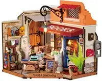 Robotime Corner Bookstore