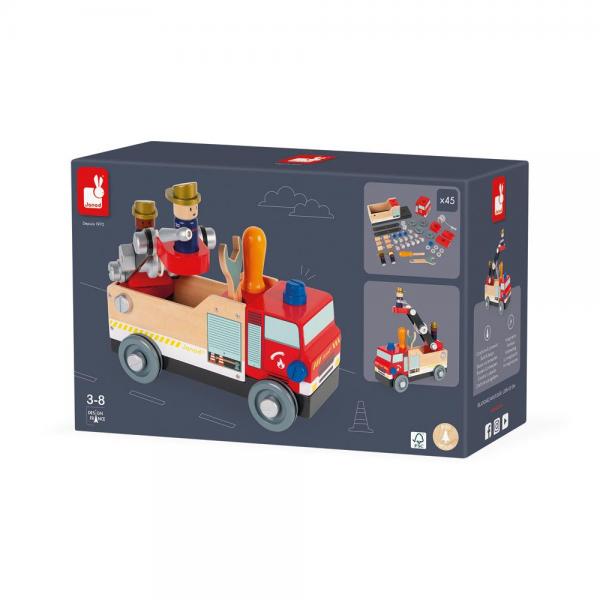 Janod Brico Kids - Brandweerauto