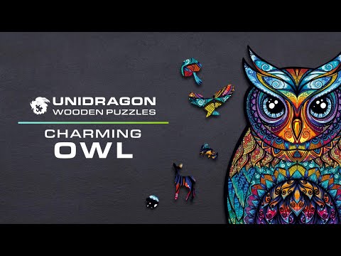 Unidragon Wooden Puzzle Charming Owl M