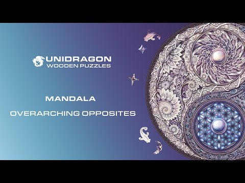 Unidragon Wooden Puzzle Mandala Overarching Opposites M