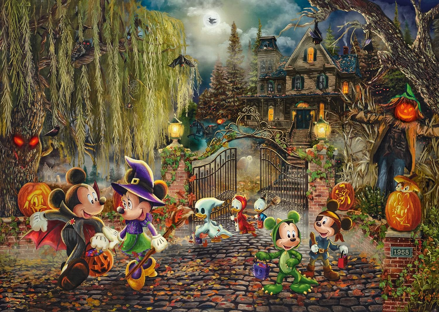 Disney - Mickey & Minnie Halloween Fun Puzzel (1000)