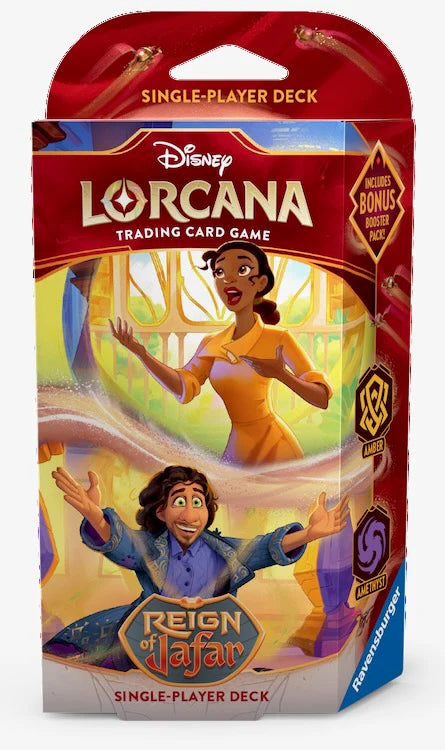 Lorcana Deck Tiana and Bruno Madrigal: Reign of Jafar