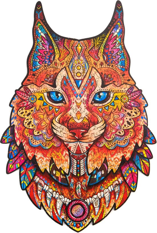 Unidragon Wooden Puzzle Gentle Lynx Royal Size