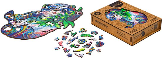 Unidragon Wooden Puzzle Serious Panda King Size
