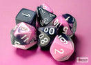 Switch Gemini Black-Pink/white Polydice Dobbelsteen Set (7 stuks) 2 image