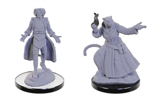 Critical Role Unpainted Miniatures: Lucien Tavelle & Cree Deeproots