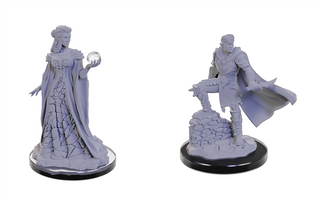 Critical Role Unpainted Miniatures: Xhorhasian Mage & Xhorhasian Prowler